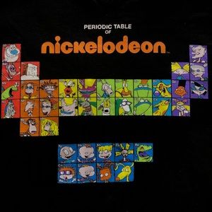 Nickelodeon periodic table shirt
